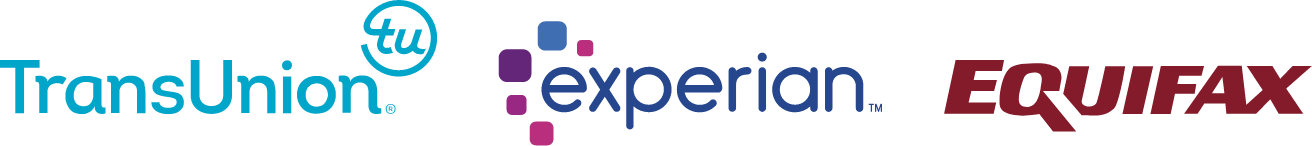 transunion experian equifax logos
